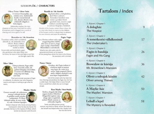 Klasszikusok magyarul-angolul: Twist Olivér