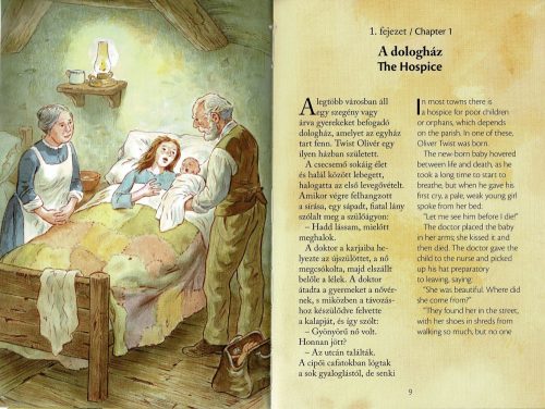 Klasszikusok magyarul-angolul: Twist Olivér