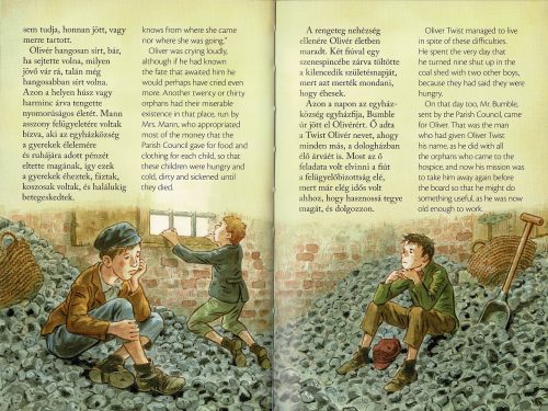 Klasszikusok magyarul-angolul: Twist Olivér
