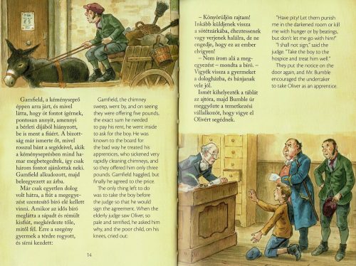 Klasszikusok magyarul-angolul: Twist Olivér