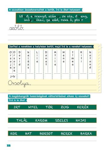 Jobb leszek ... magyarból - 3. osztályosoknak