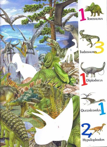 1000 dinó matricája - Fehér