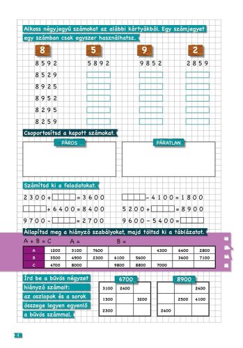 Jobb leszek ... matekból - 4. osztályosoknak