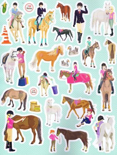 1000 ló matricája 1. - Virágos rét