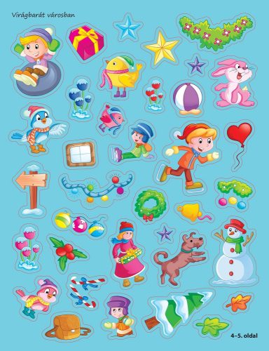 Télapó postavonata (500 matricával)