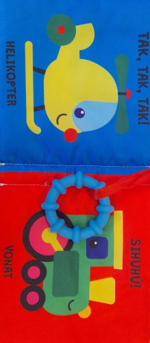 Textilkönyv rágókával - Járművek