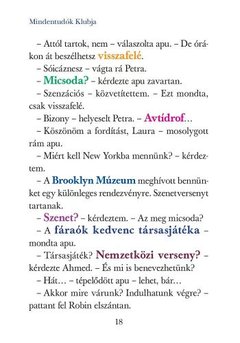 Mindentudók Klubja 12. - A fáraó társasjátéka