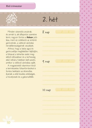 Napló a babavárás 9 hónapjáról