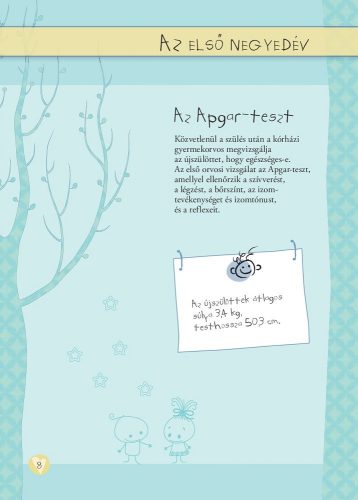 Napló a babám első évéről (fiús)