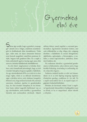 Napló a babám első évéről (lányos)