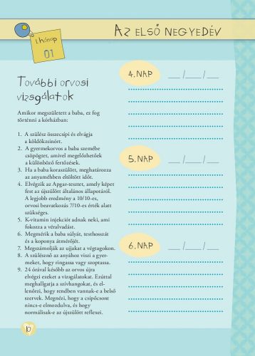 Napló a babám első évéről (lányos)