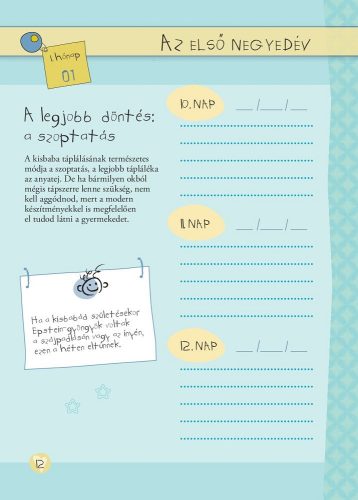 Napló a babám első évéről (lányos)