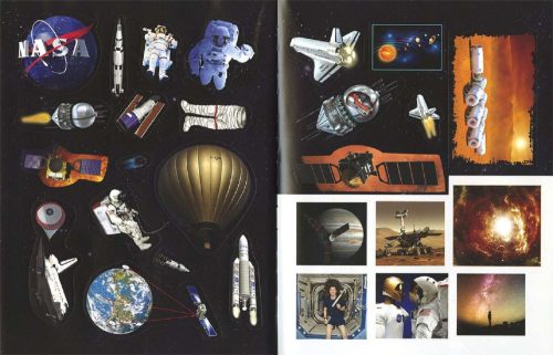 Space Stickers - Astronauts and Space Exploration