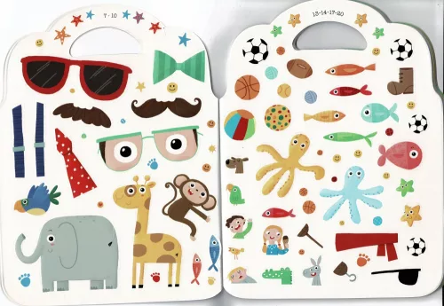 My Fun Colouring Backpack with Stickers - Boys