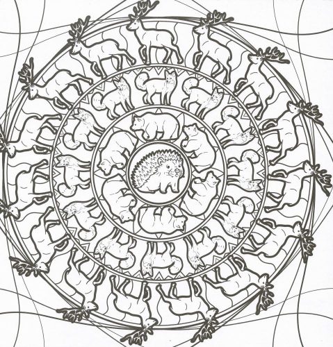 Mandalák és színezők - Vadállatok