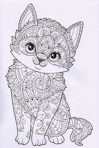 Kifestőfüzet felnőtteknek - Csodálatos cicák