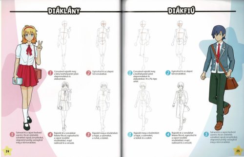 Manga karakterek sónen és sódzso stílusban