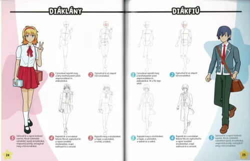 Manga karakterek sónen és sódzso stílusban