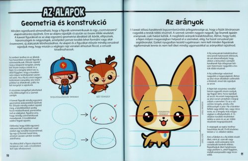 Manga karakterek kawaii stílusban