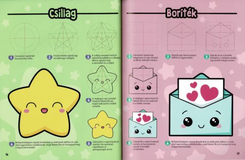 Manga karakterek kawaii stílusban