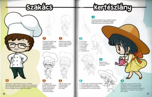 Manga karakterek csibi stílusban