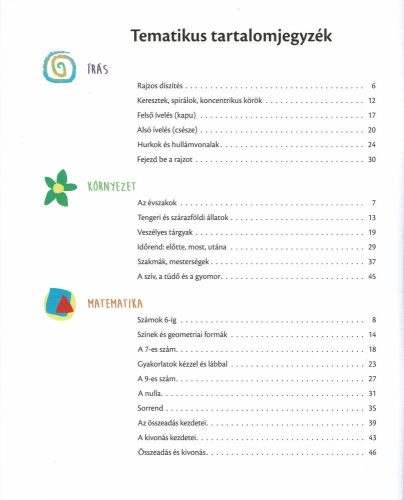 Készülünk az iskolára - 5-6 éveseknek