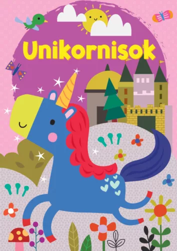12 darabos kirakós - Unikornisok