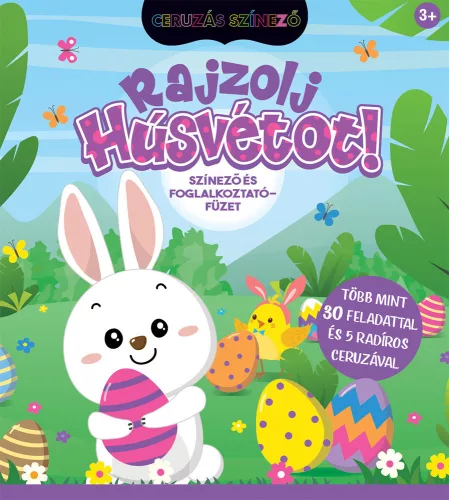 Ceruzás kifestő - Rajzolj húsvétot!