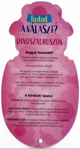 Tudod a választ? - Dinoszauruszok