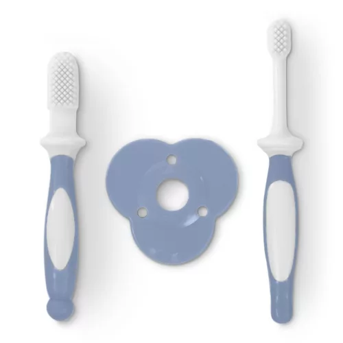 Baboo baba fogkefe szett 6 hónapos kortól - kék