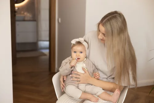 Baboo baba fogkefe szett 6 hónapos kortól - kék