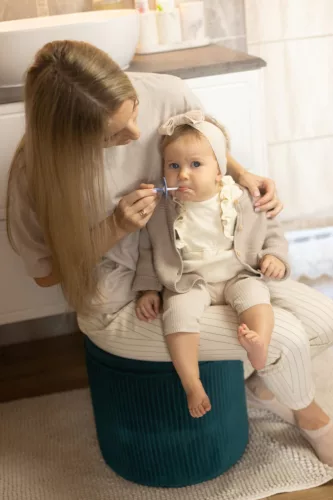 Baboo baba fogkefe szett 6 hónapos kortól - kék