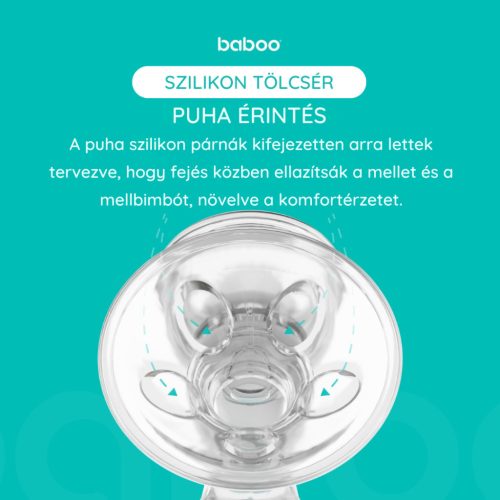 Baboo 2 fázisú kézi mellszívó, 4 szívás erősséggel
