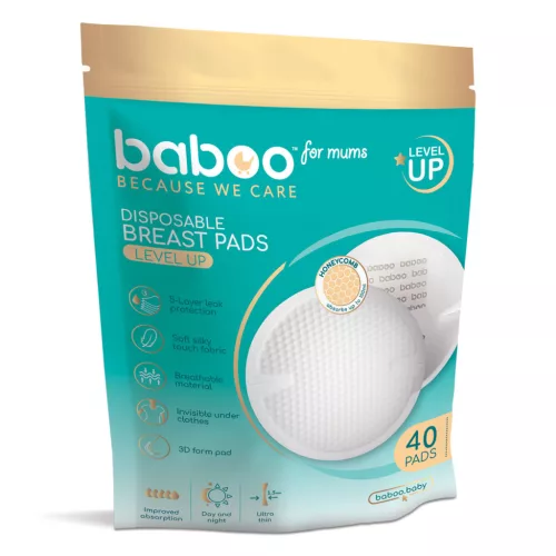 Baboo éjszakai és nappali eldobható melltartóbetét 40 db