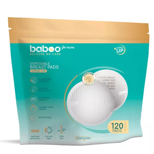 Baboo éjszakai és nappali eldobható melltartóbetét 120 db