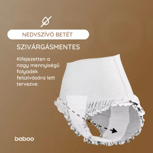 Baboo eldobható nedvszívó fehérnemű, L, 5 db