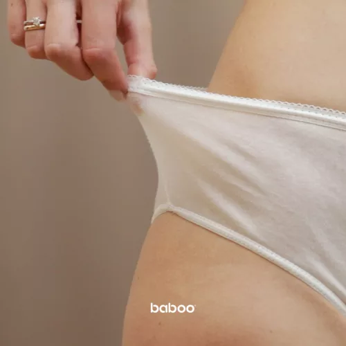Baboo szülés utáni eldobható pamut alsó 4 db, L