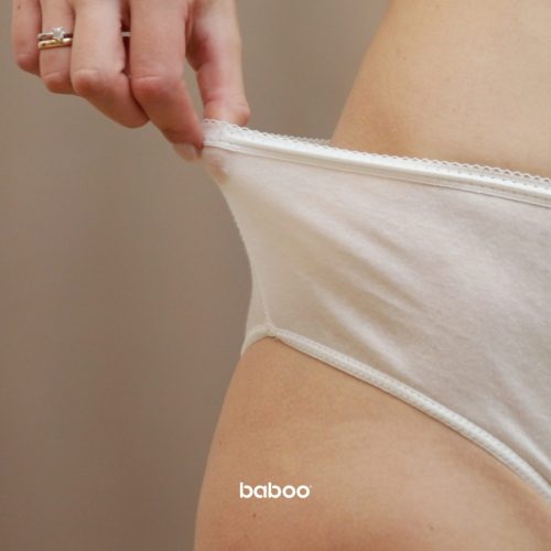 Baboo zülés utáni eldobható pamut alsó 4 db, XL