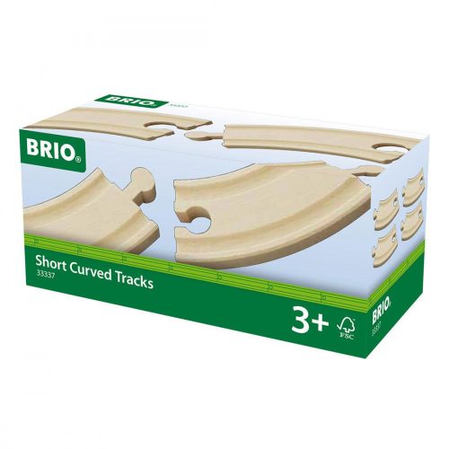 Brio 33337 4 db rövid kanyar sin