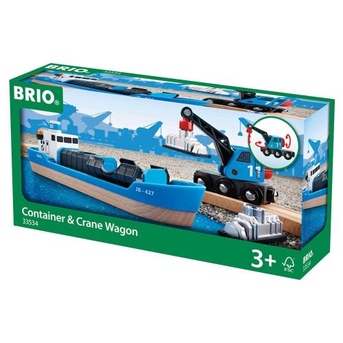 Brio 33534 Konténerhajó daruval