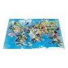 Janod 02676 Oktató Puzzle és 3D figurák 200 darabos Veszélyeztett állatok