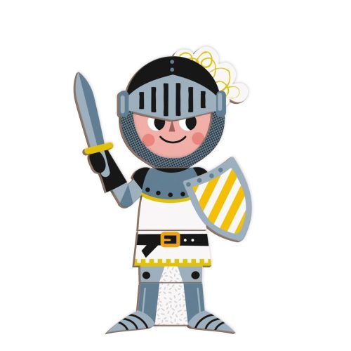 Janod 02719 Mágneses könyv - fiús öltöztető