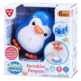 Playgo vízspriccelő pingvin fürdőjáték (kék)
