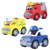 Playgo műanyag autók figurával