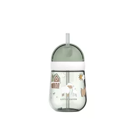 Little Dutch szívószálas pohár 300 ml - Little Farm