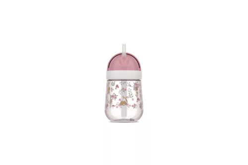 Little Dutch szívószálas pohár 300 ml - fairy garden