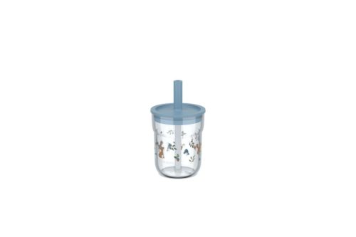 Little Dutch gyerek pohár szívószállal 250 ml - forest friends