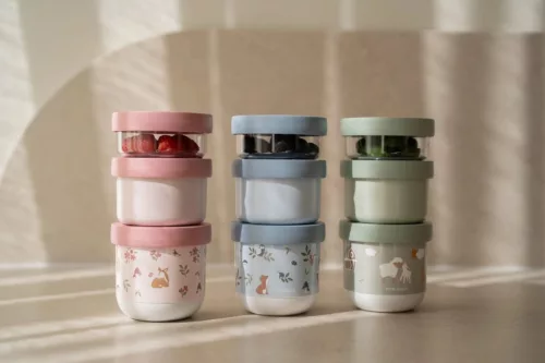 Little Dutch gyerek snack tál készlet 3 db-os - forest friends