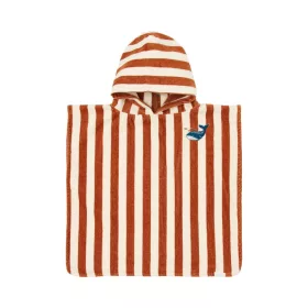   Little Dutch fürdőponcsó Ocean World Brown Stripe - One size