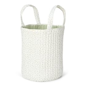   Little Dutch kerek tárolókosár 35x45 cm - Blueberry Leaves